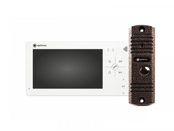 Комплект видеодомофона Optimus VM-7.0 + DS-700L (Медь) - картинка 1